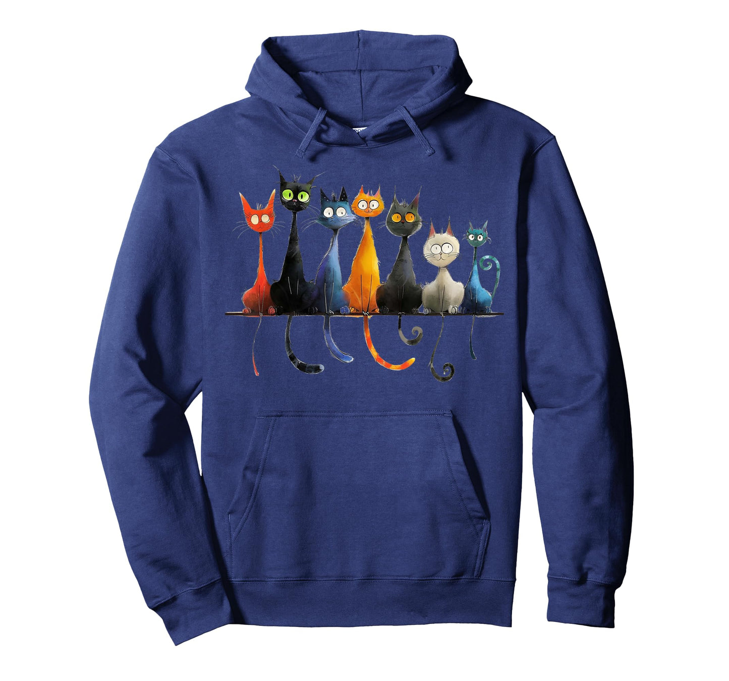 Whimsical Mid-Century Modern Look Cats 50& 60s Style T-Shirt