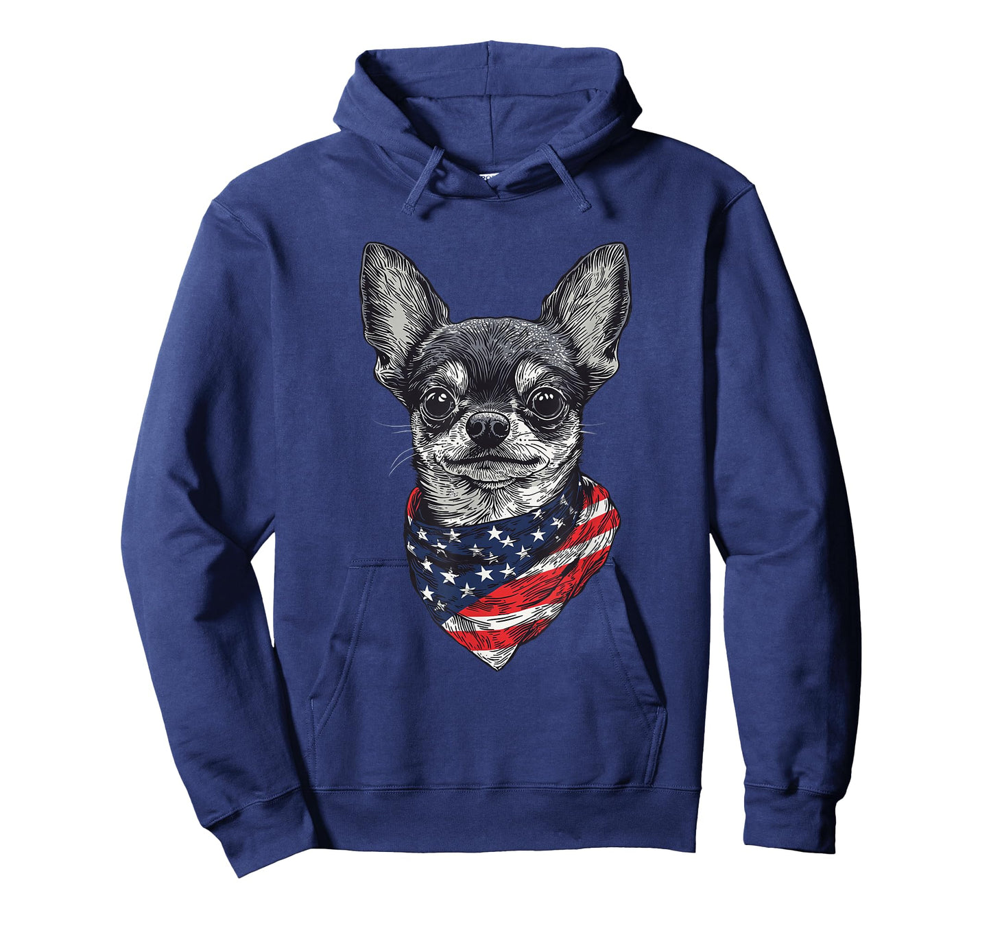 Chihuahua American Flag T-Shirt
