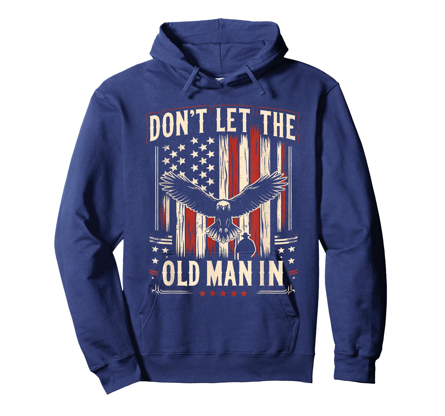 Don't Let Old Man Vintage American Flag T-Shirt