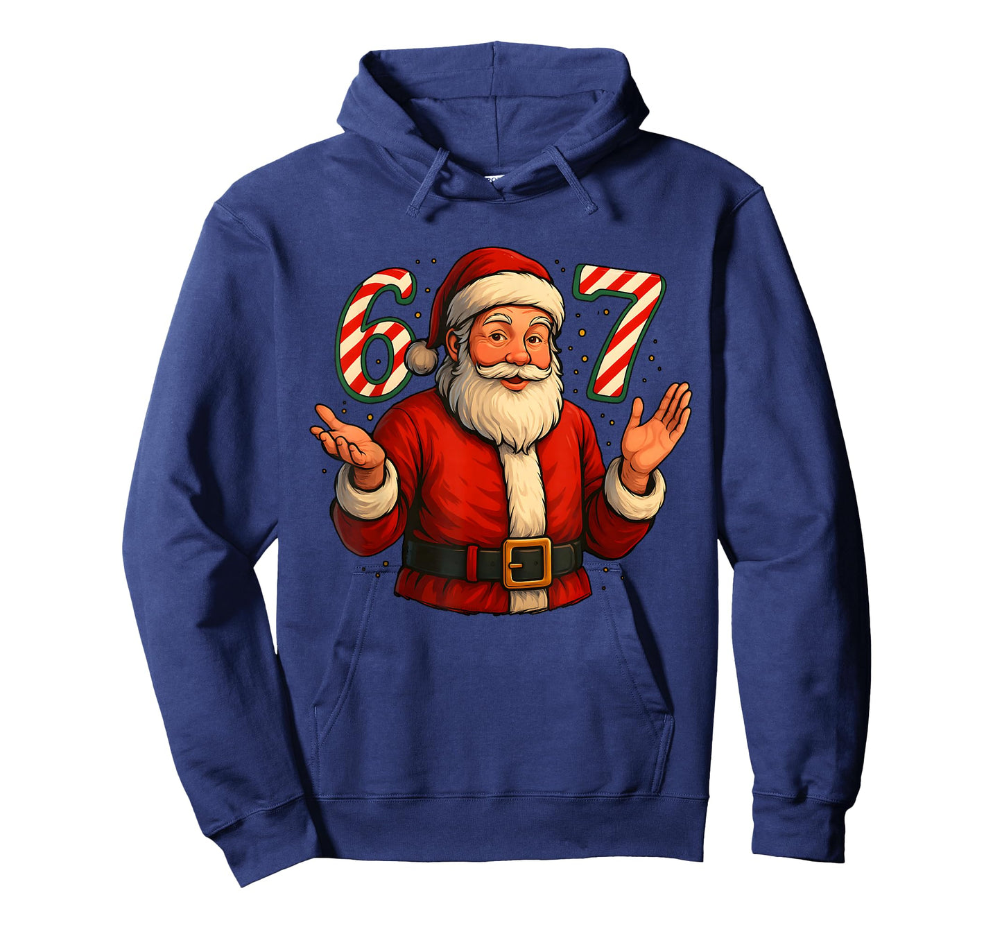Funny 67 Meme Santa Style Christmas 6 7 T-Shirt