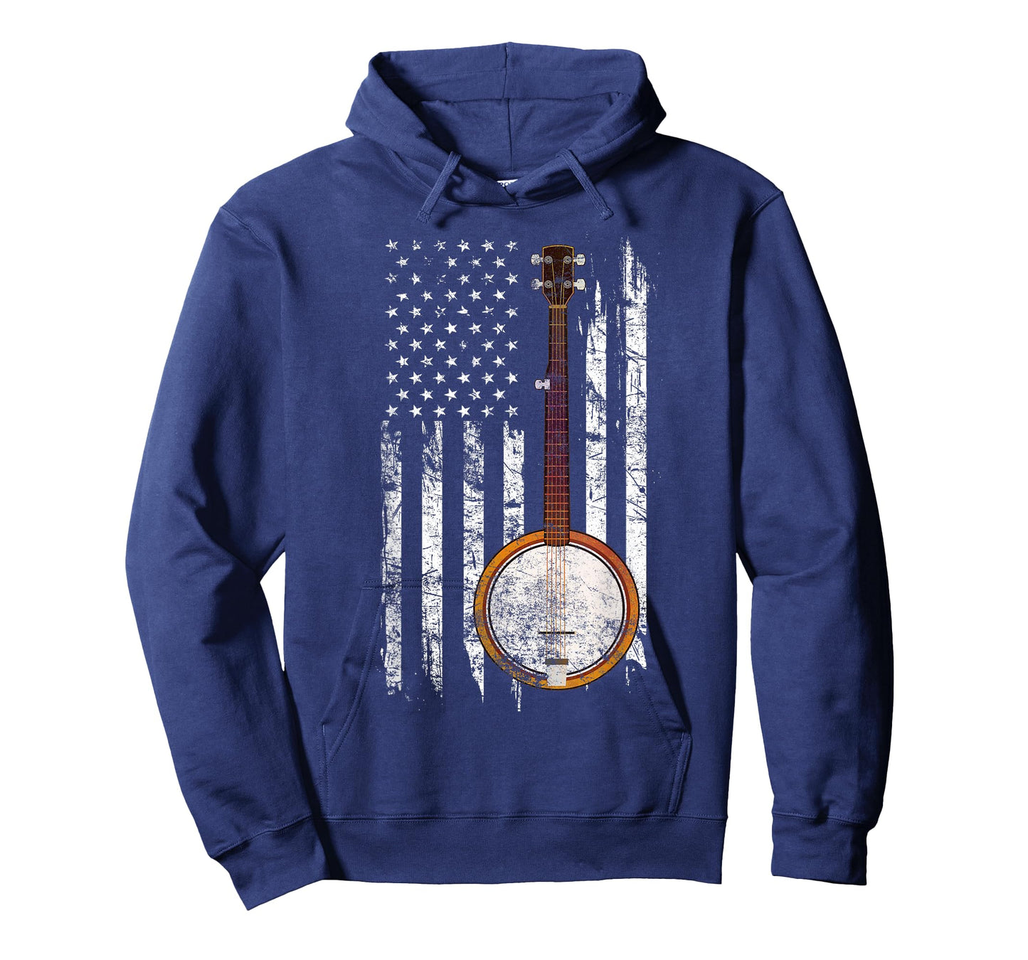 Bluegrass Banjo Shirt - American US Flag Shirt T-Shirt