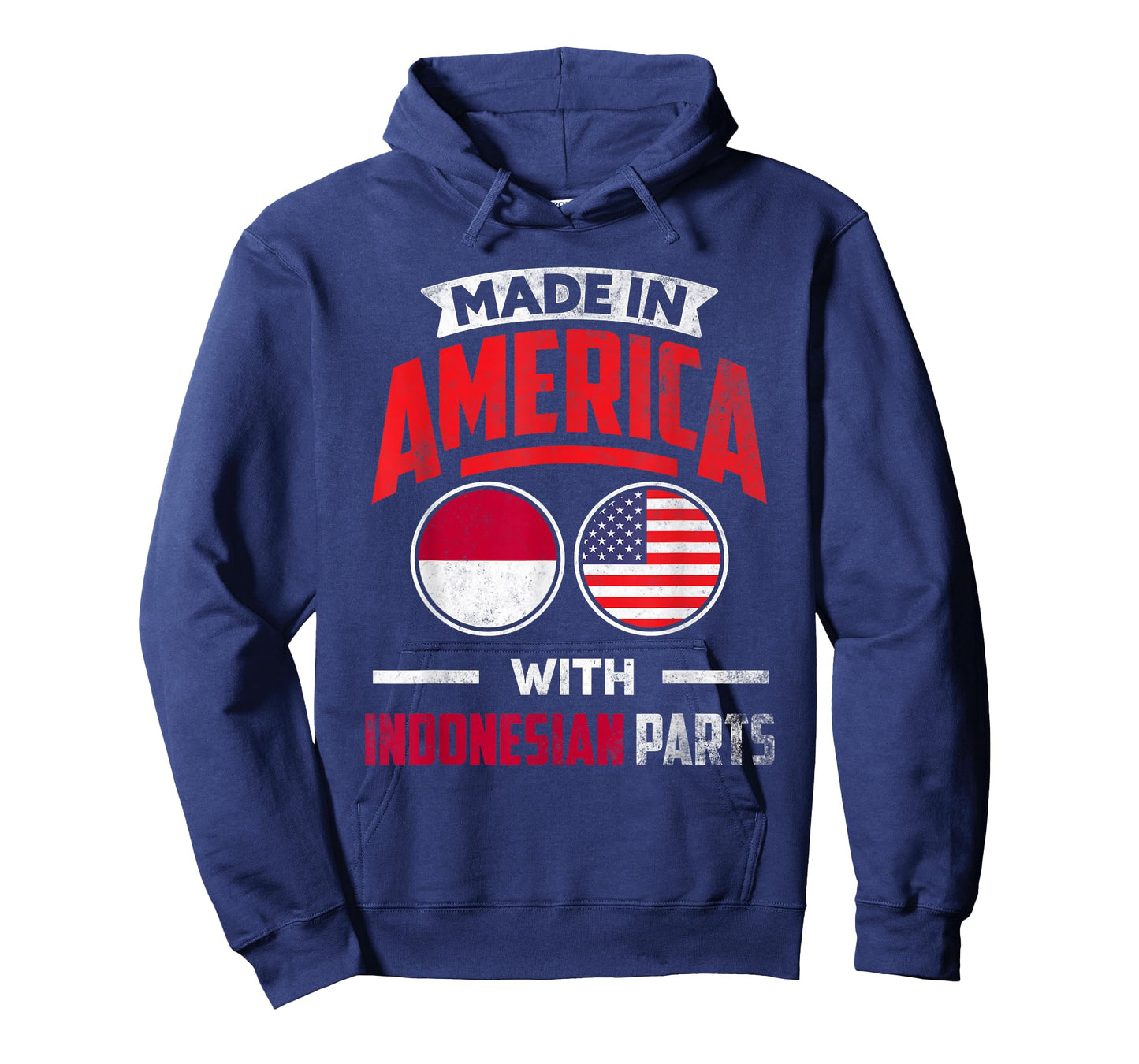 Made In America With Indonesian Parts Indonesia Pride T-Shirt
