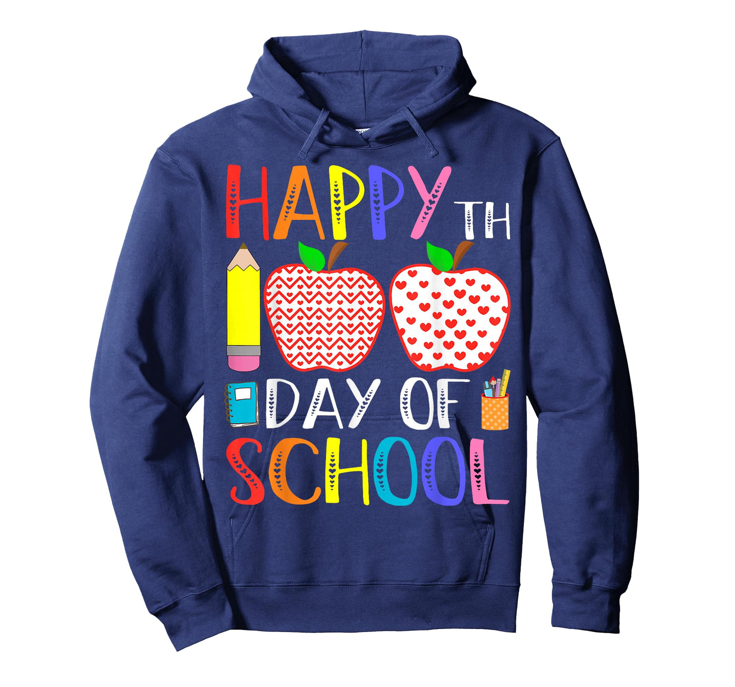 Happy 100th Day of School Teacher 100 Days T-Shirt