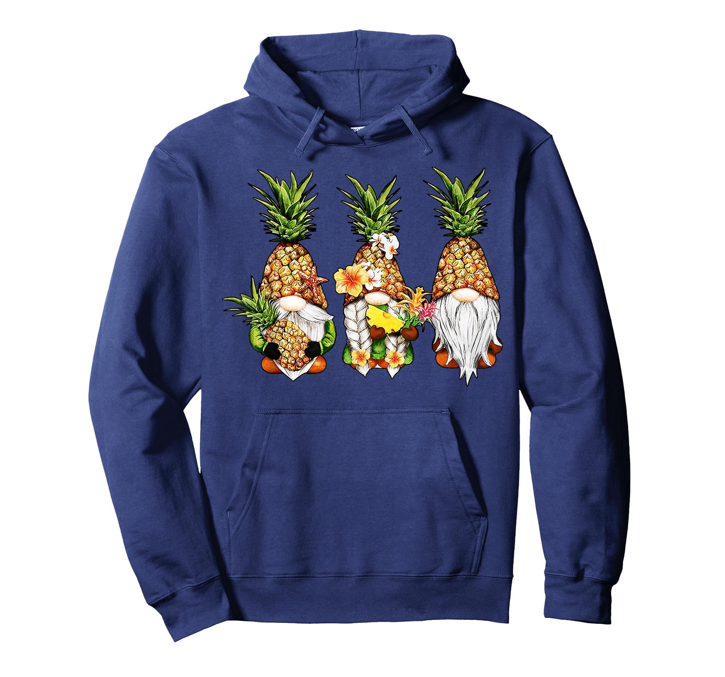 Pineapple Gnomes Beaches Summer Aloha Hawaii Hawaiian T-Shirt for Men Women Girls Kids
