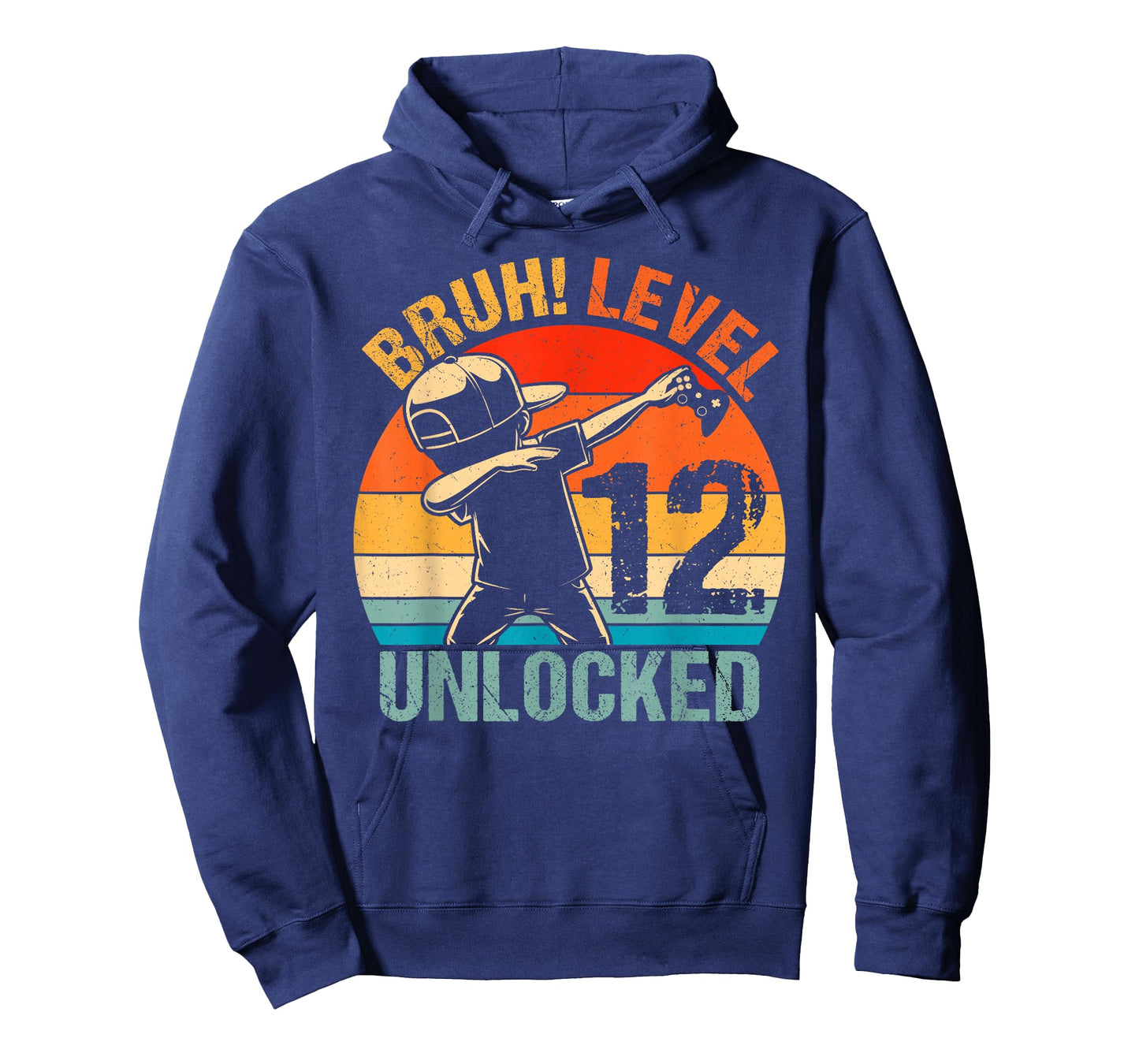 12 Years Old Birthday Dabbing Boy Bruh 12th Level Unlocked T-Shirt