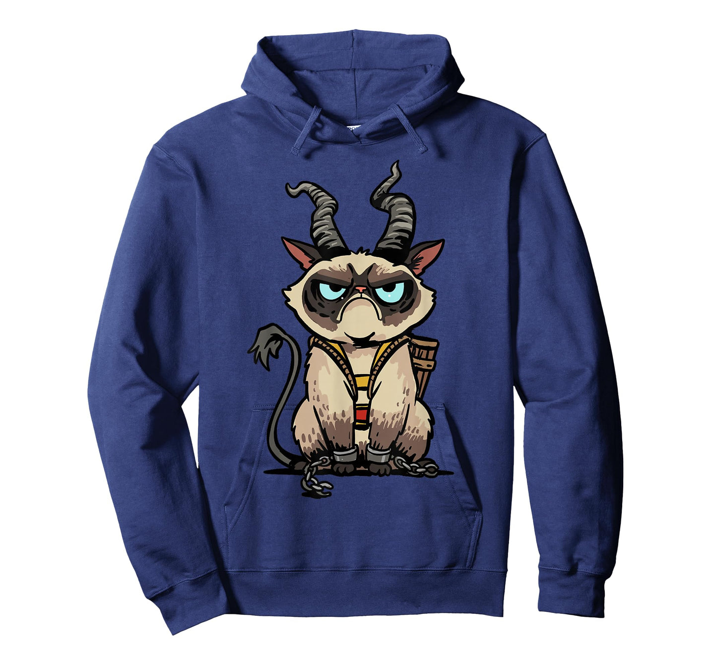 Krampus Cat Christmas Evil Monster Jolly Kitten Creepy Xmas T-Shirt