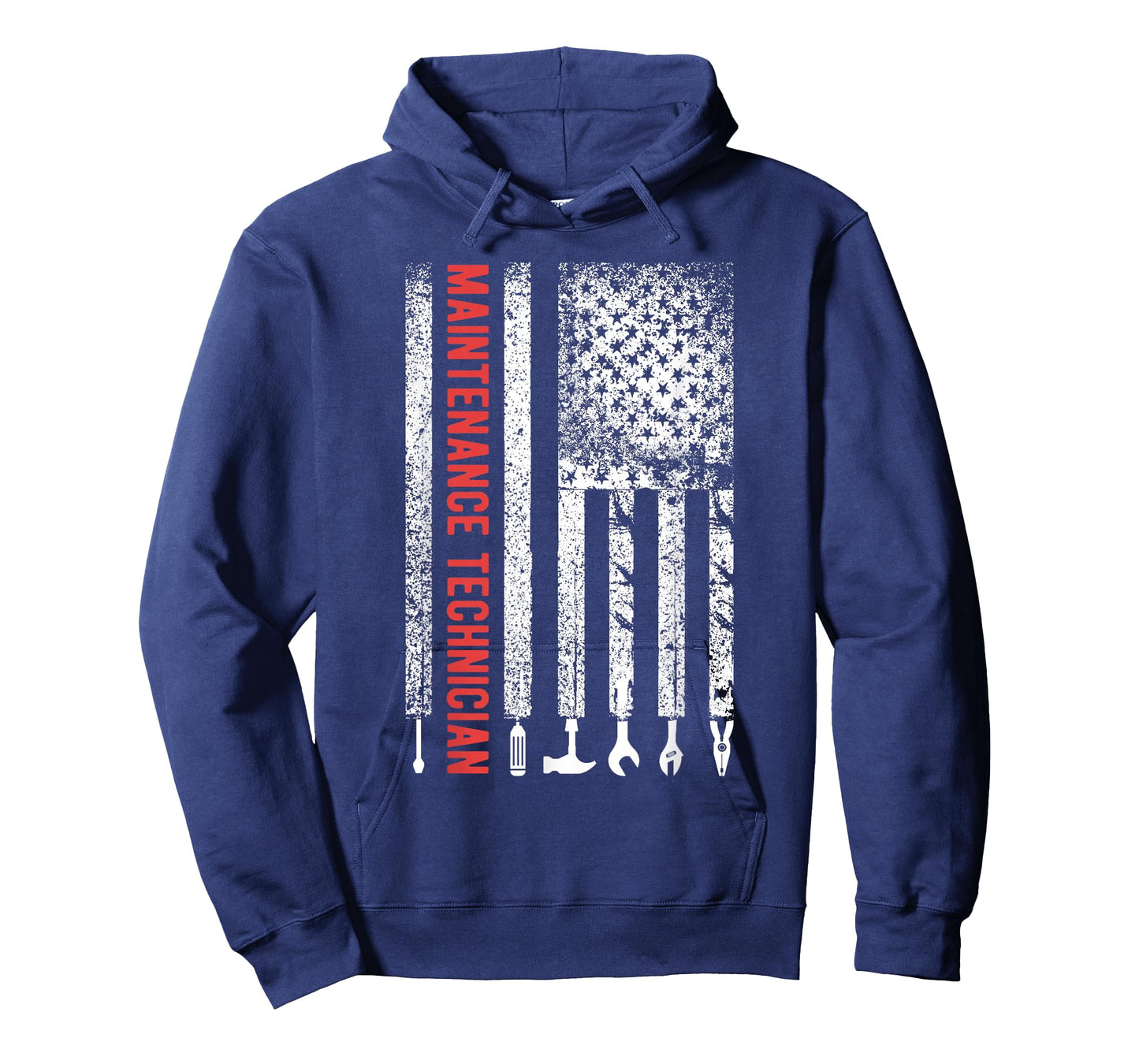 Maintenance Technician American Flag Maintenance Tech T-Shirt