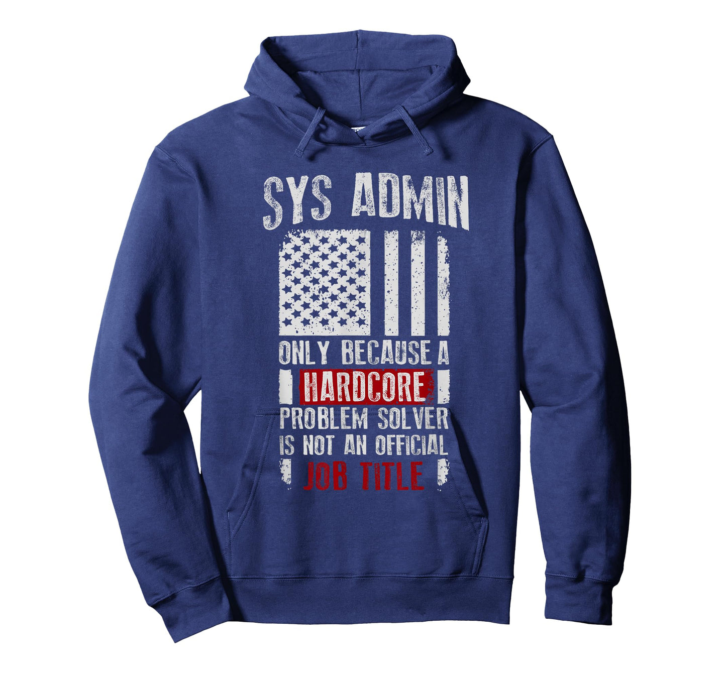 System Administrator Definition Vintage USA American Flag T-Shirt