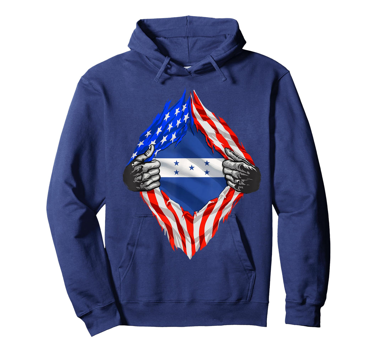 Honduras American Shirt Half USA Honduran Flag Roots Citizen T-Shirt