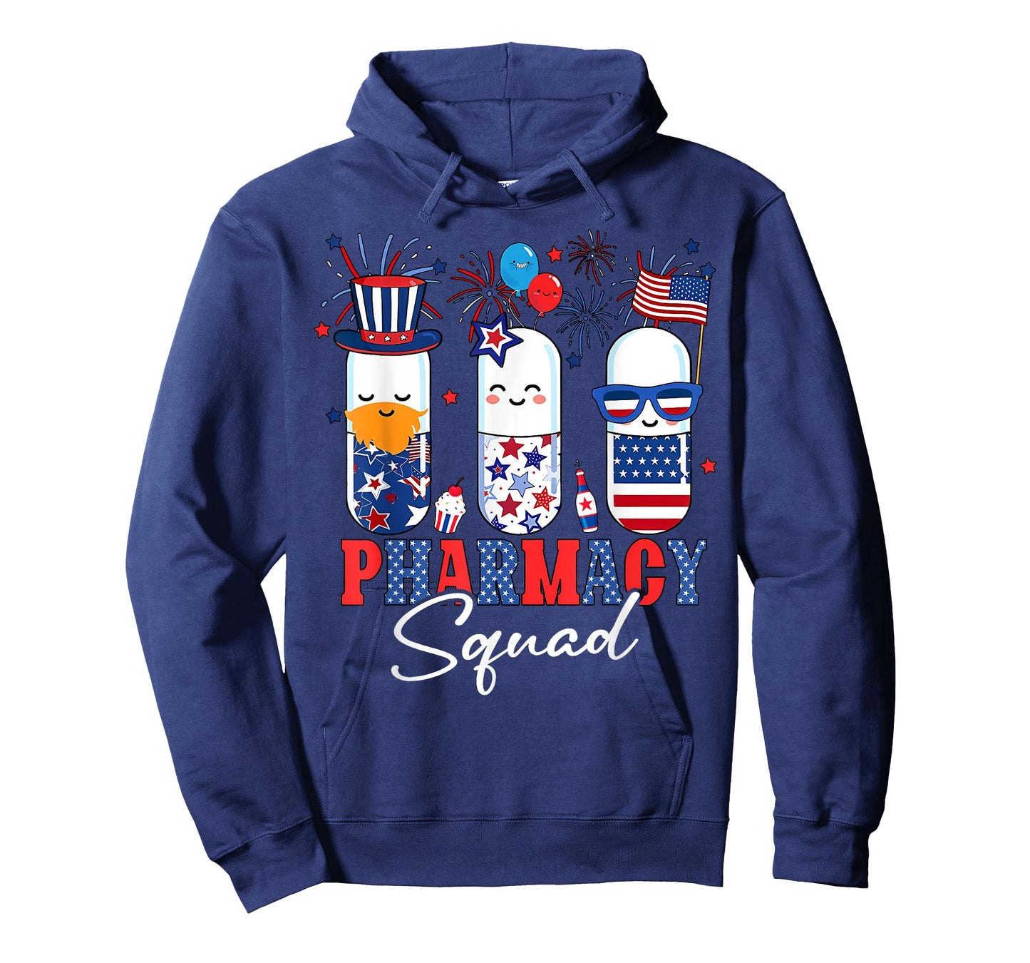 4th Of July Pharmacy Squad Pharmacy Technician Patriotic Women Men T-Shirt