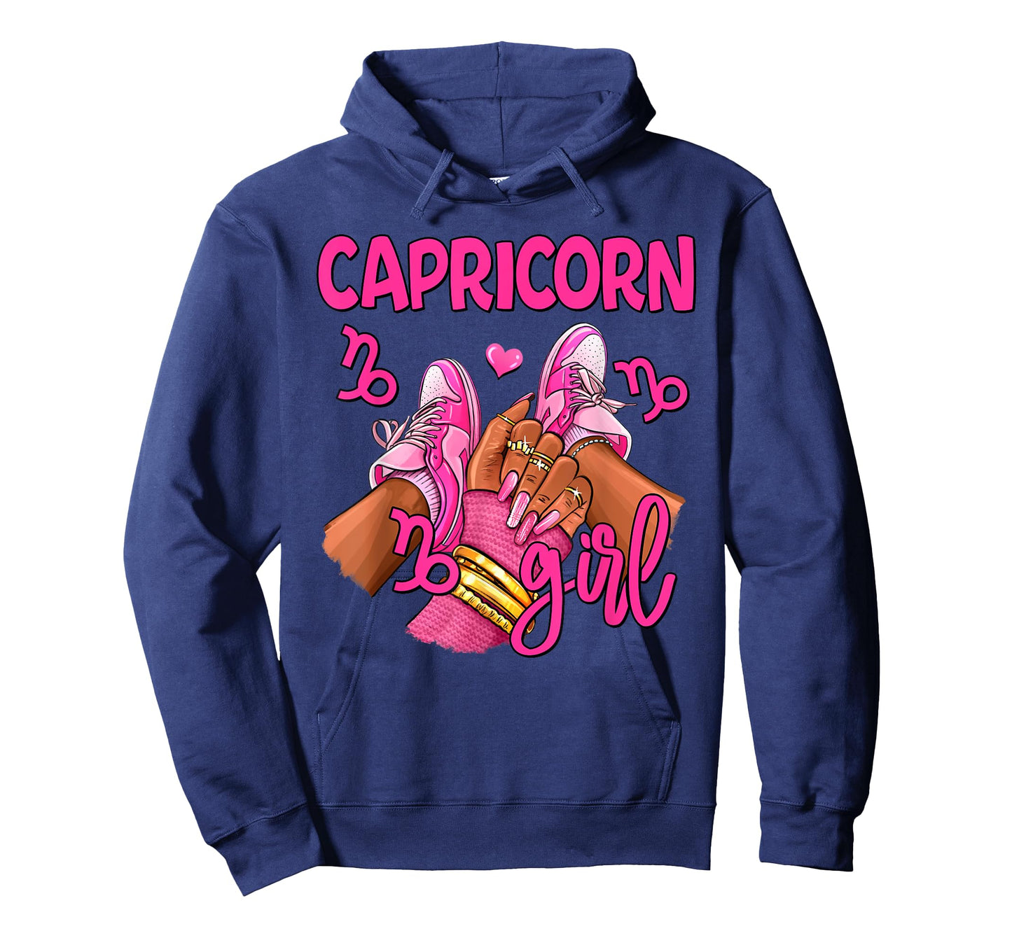 Capricorn Girl Birthday Queen Women Sneakers Zodiac Sign T-Shirt