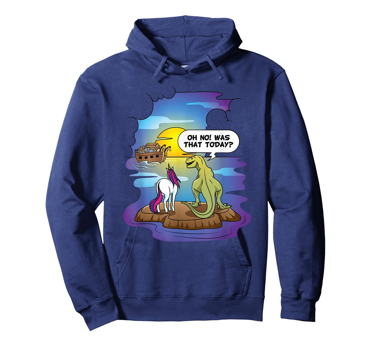 Noah's Ark Christian Bibble The Last Unicorn Dinosaur T-Shirt