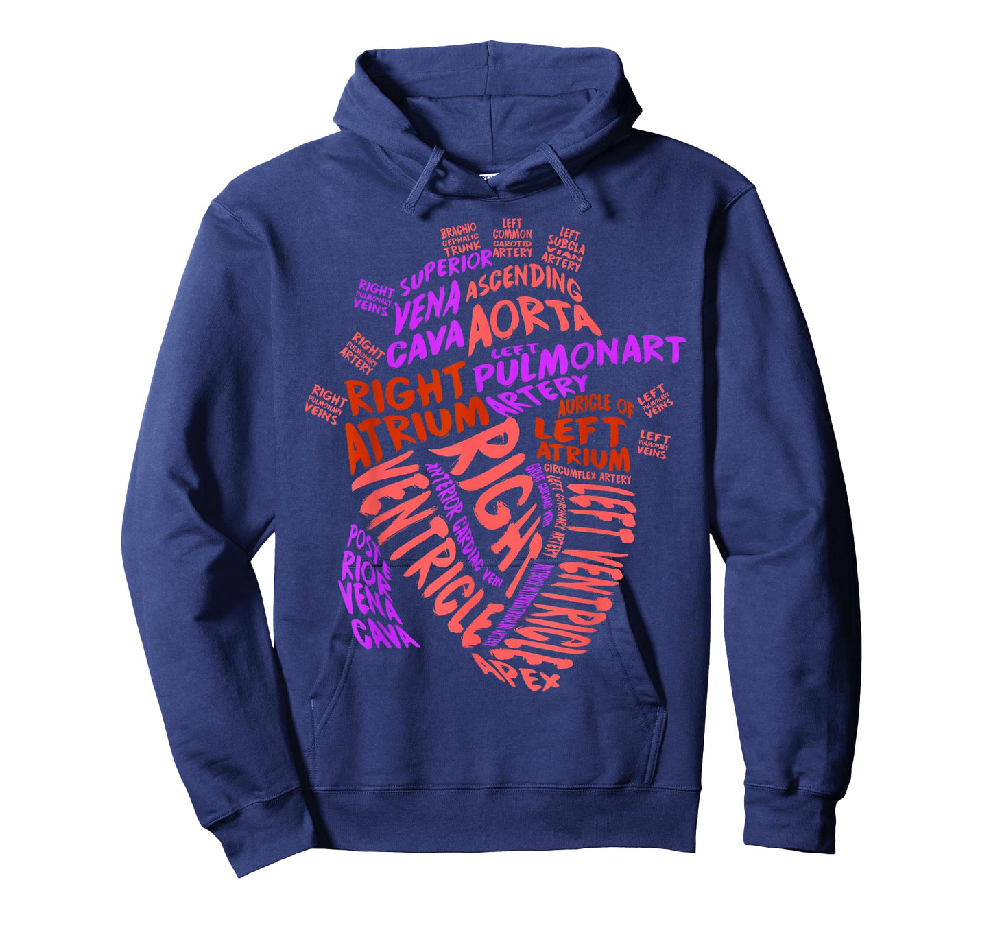 Anatomical Human Heart Cardiology Medical Cardiac Nurse T-Shirt