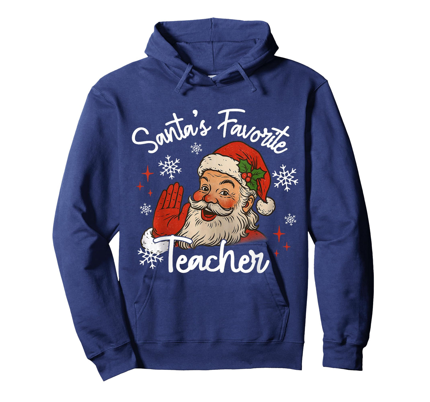 Santa's Favorite Teacher Funny Christmas Xmas Santa Claus PJ T-Shirt
