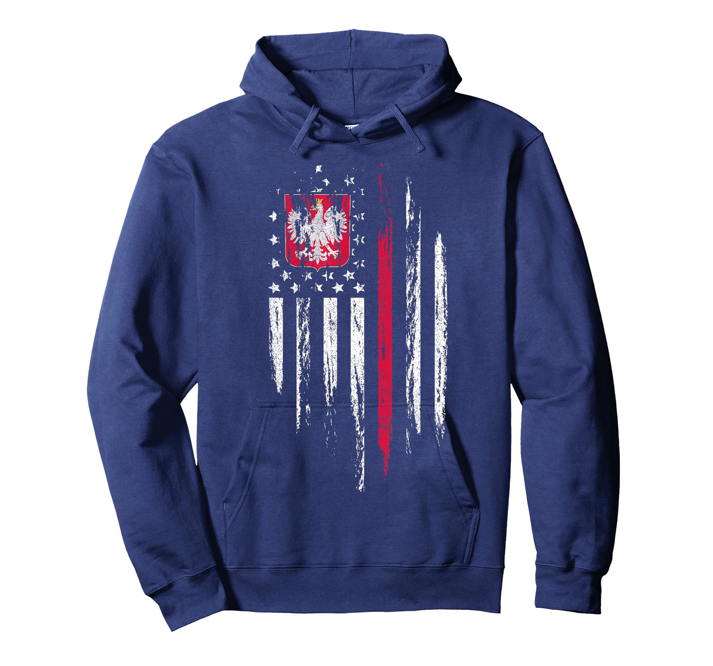 Polish American Flag Combo Poland USA Polska Patriotic Gift T-Shirt