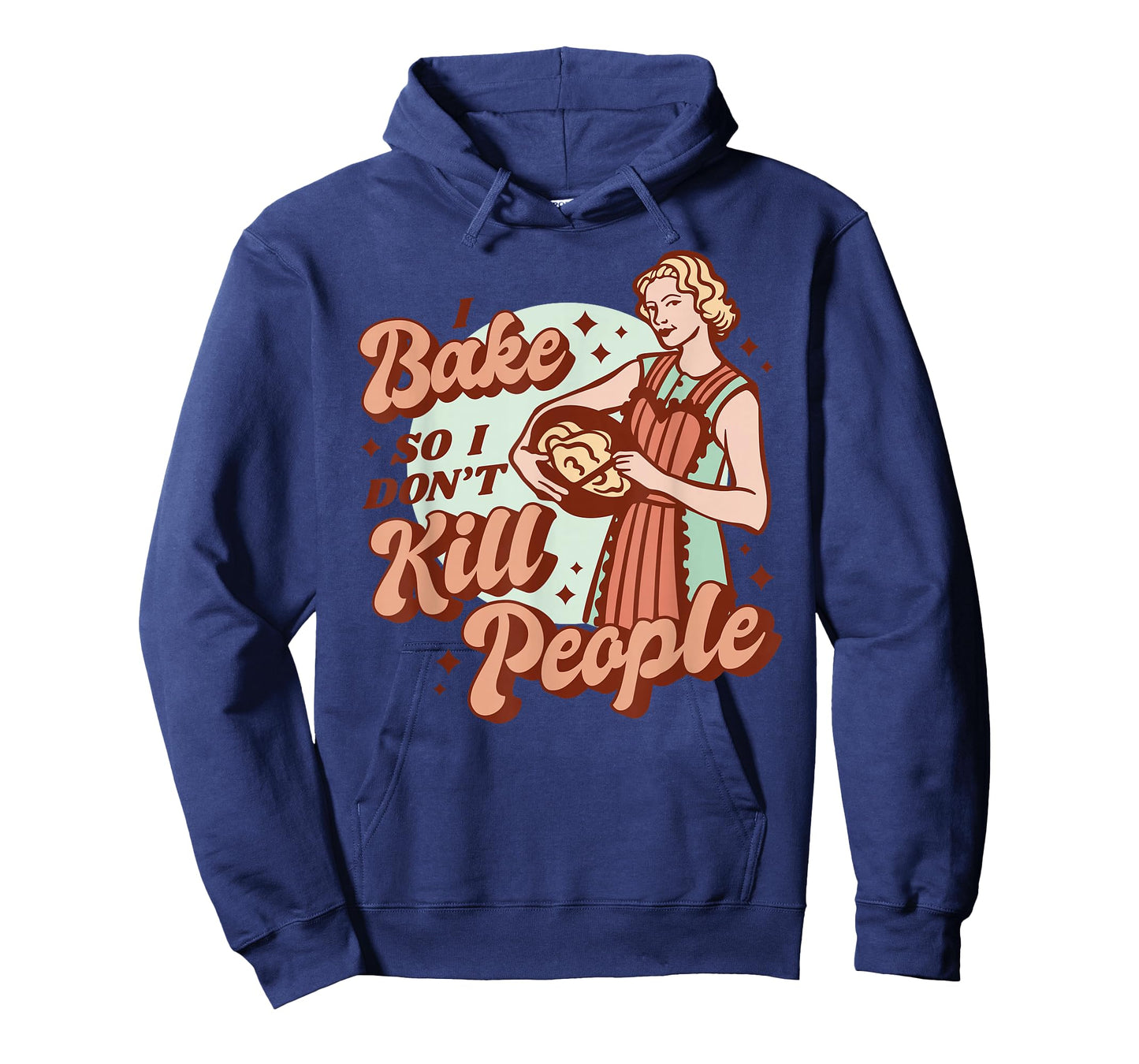Baking Woman - Funny Retro T-Shirt