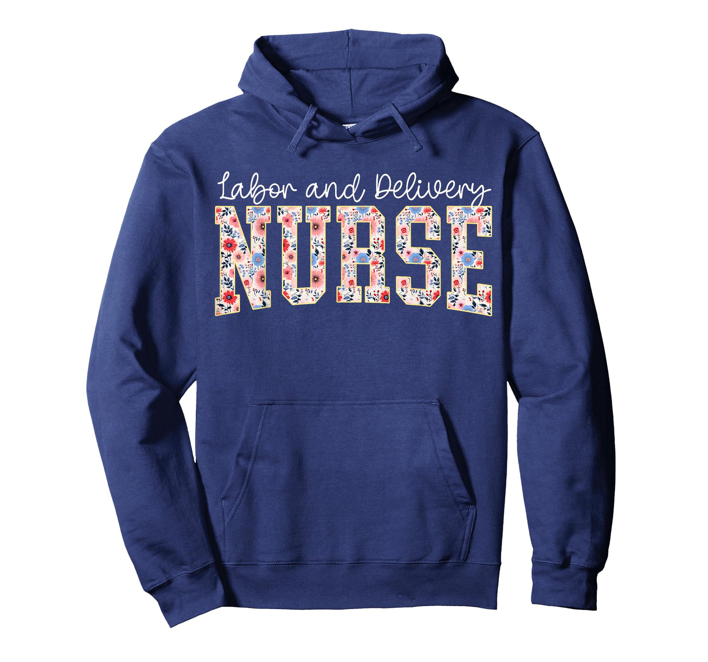 Cute Labor and Delivery Nurse Groovy L&D Nurse Floral T-Shirt