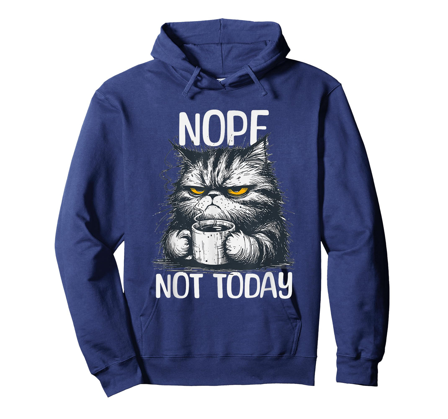 Funny Cat with Cheeky Saying Nope Not Today No T-Shirt