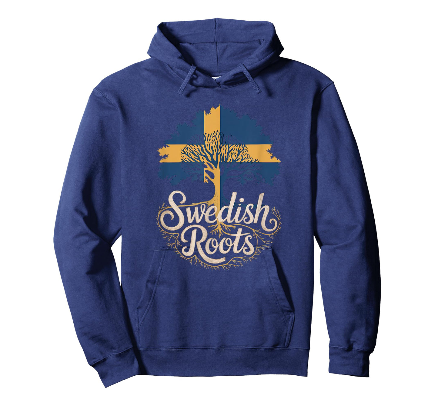 Swedish Roots - Sweden Flag Colors Family Tree Souvenir T-Shirt