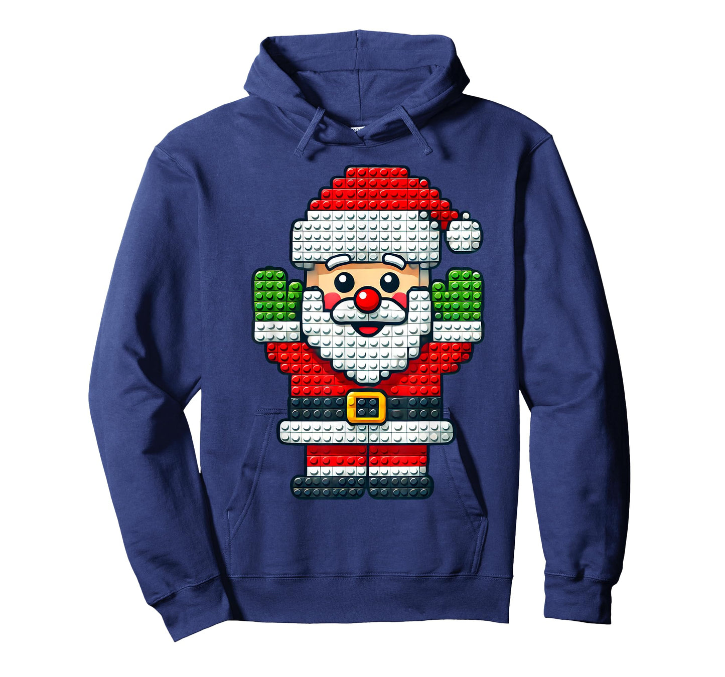Play Building Blocks Christmas Santa Claus Boys Kids Toddler T-Shirt