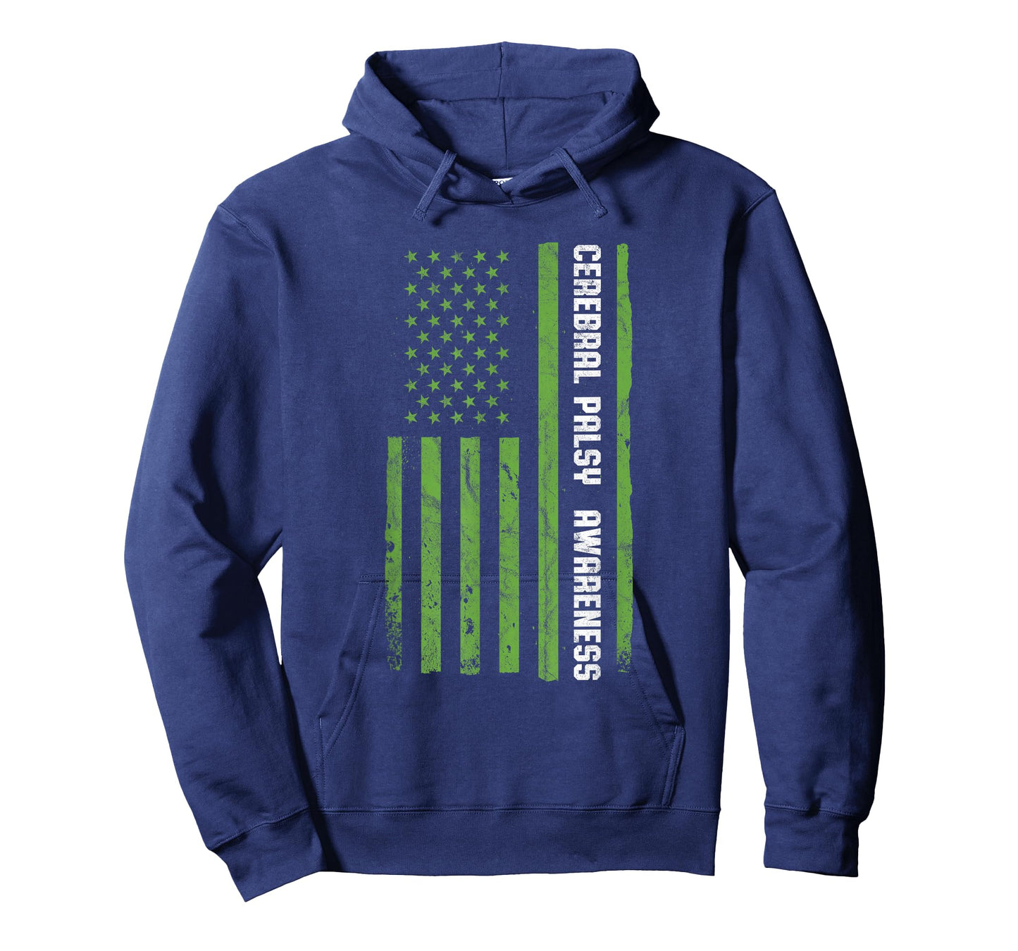 Cerebral Palsy Awareness Month American Flag CP T-Shirt