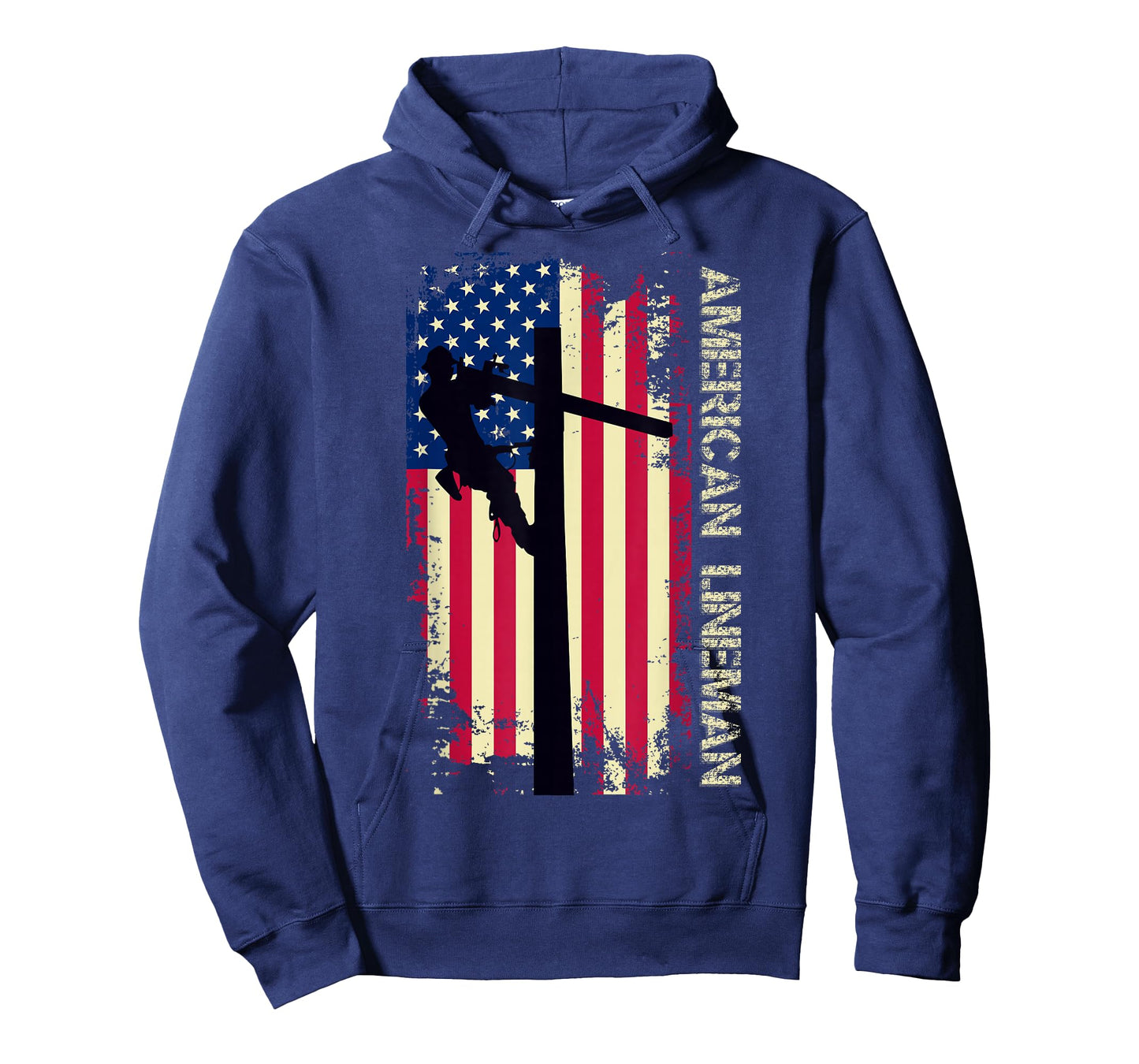 American Lineman USA vintage Flag Pride Patriotic Lineman T-Shirt