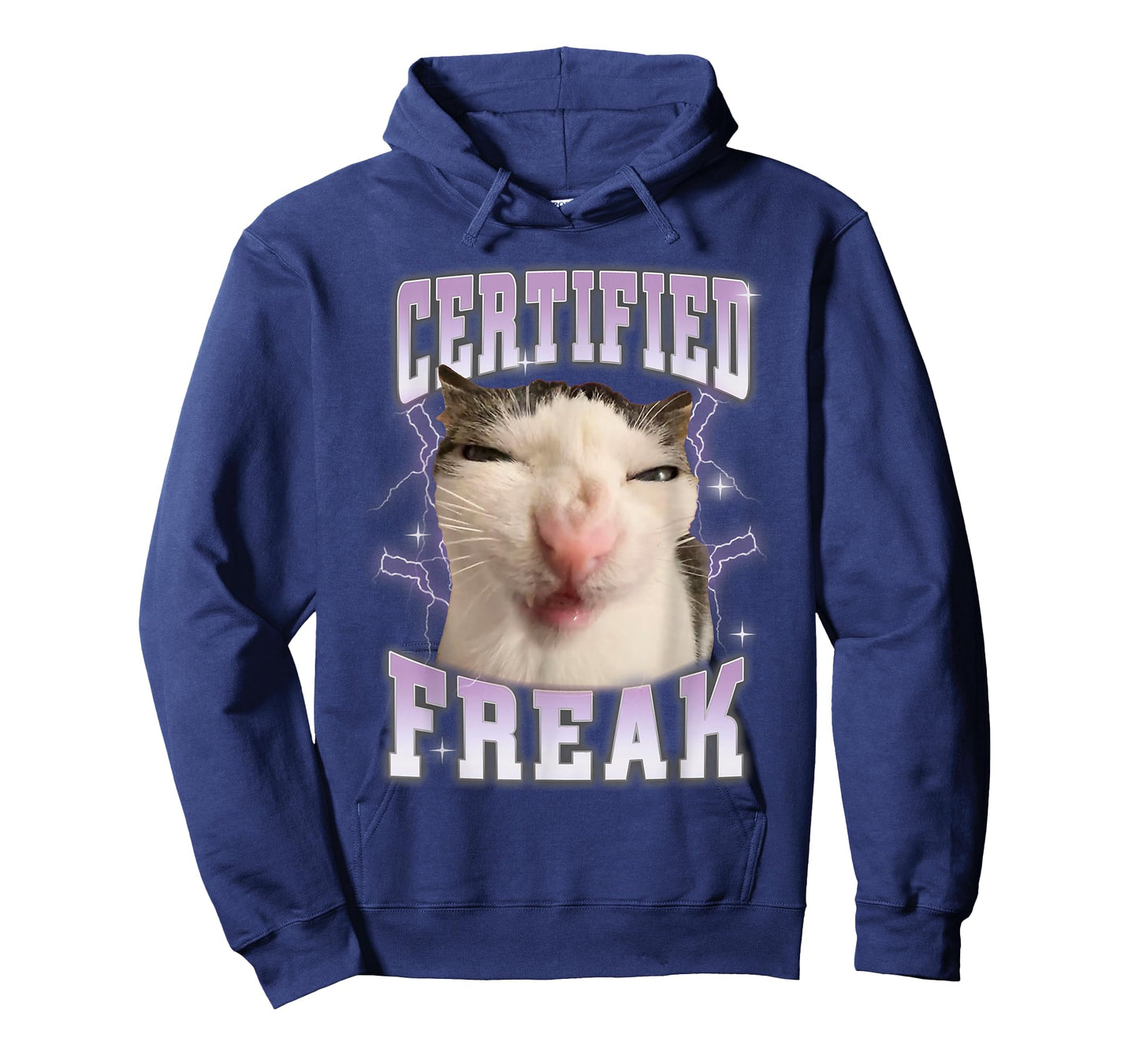 Silly Certified Freak Eat Cement Cursed Cat Funny Cats Meme T-Shirt