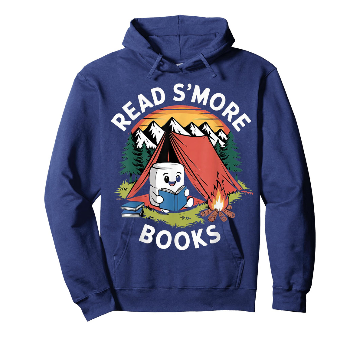 Read S'more Books Reading Camping Smores Kawaii S'mores T-Shirt