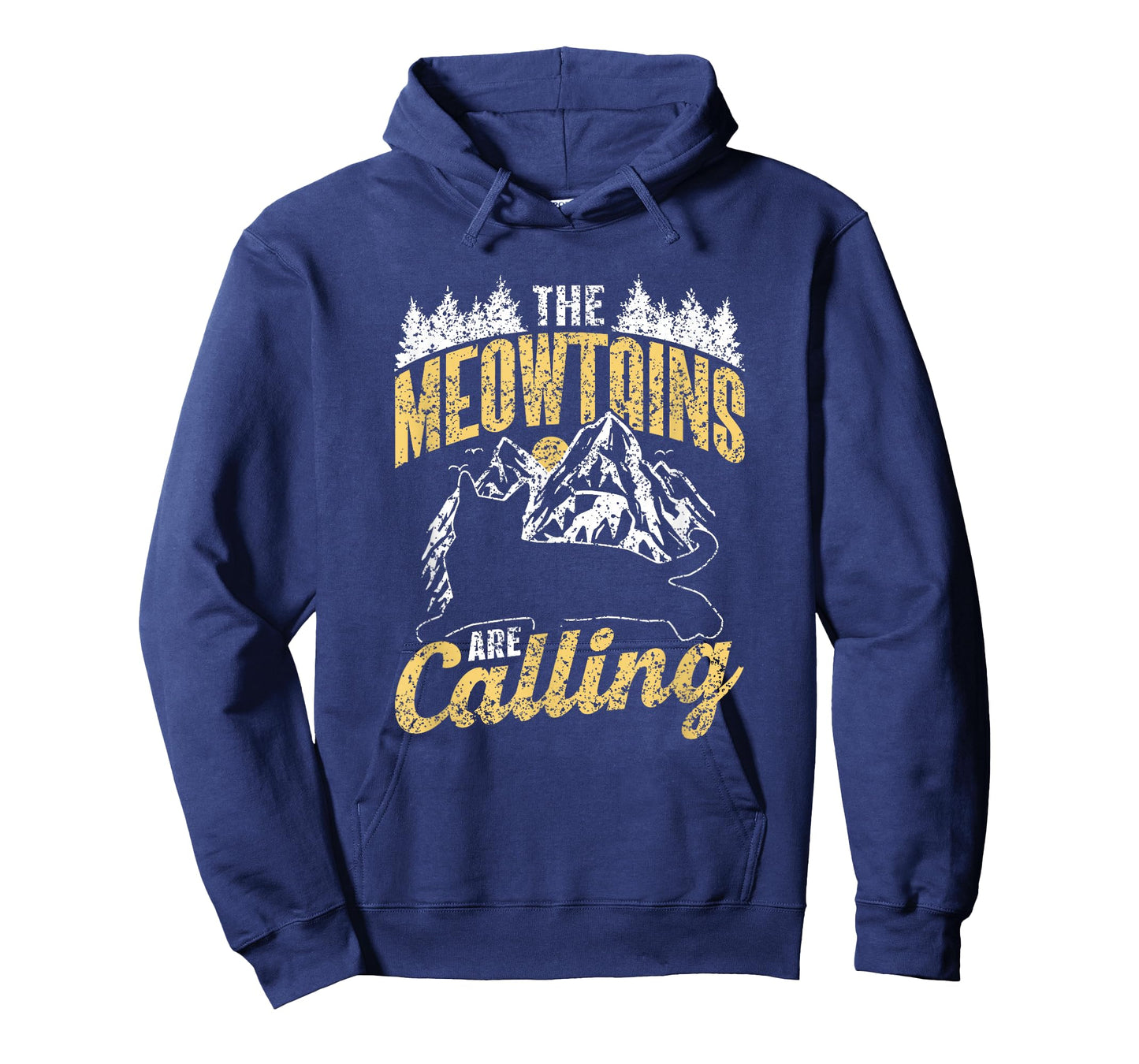 The Meowtains Are Calling Cat Saying Mountain Meowtain T-Shirt