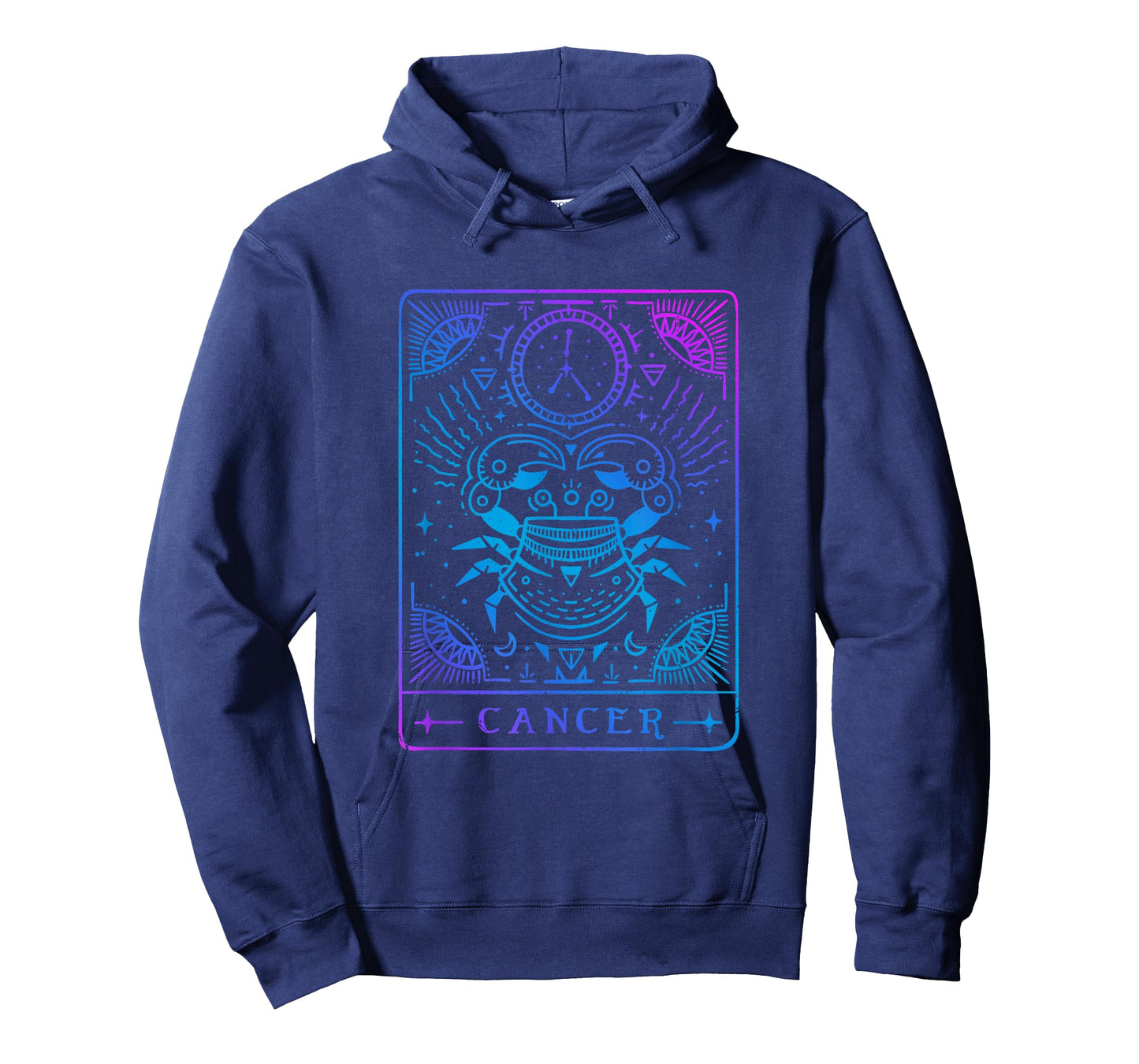 Cancer Hand-Drawn Horoscope Art / Astrology & Zodiac Sign T-Shirt