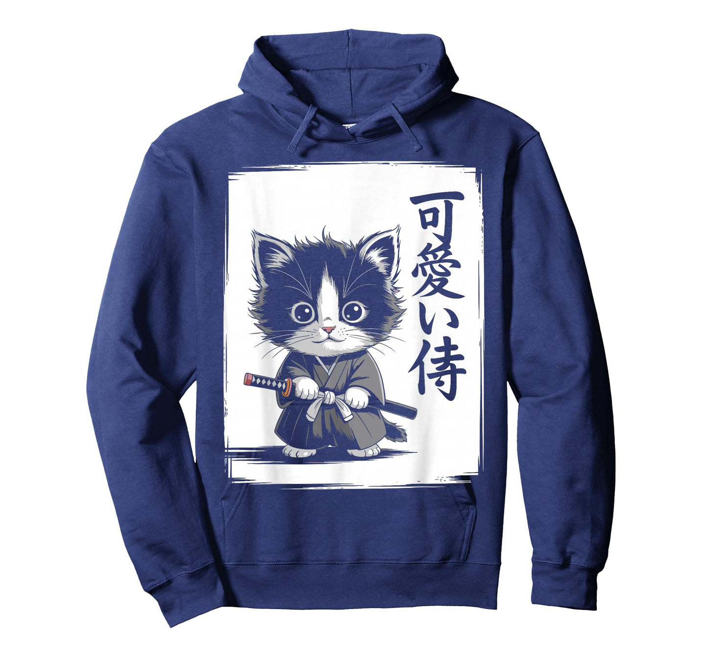 Samurai Kitten | Japanese Art, Cute & Kawaii, Samurai Cat T-Shirt