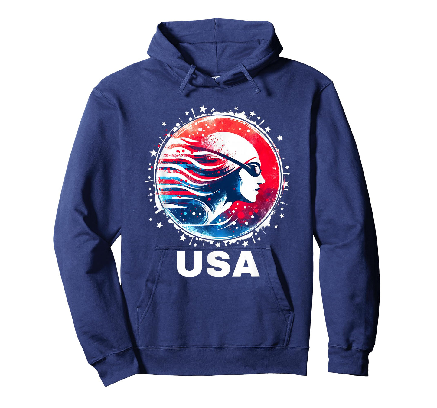 Swimming United States Team Apparel American Flag Swimming T-Shirt