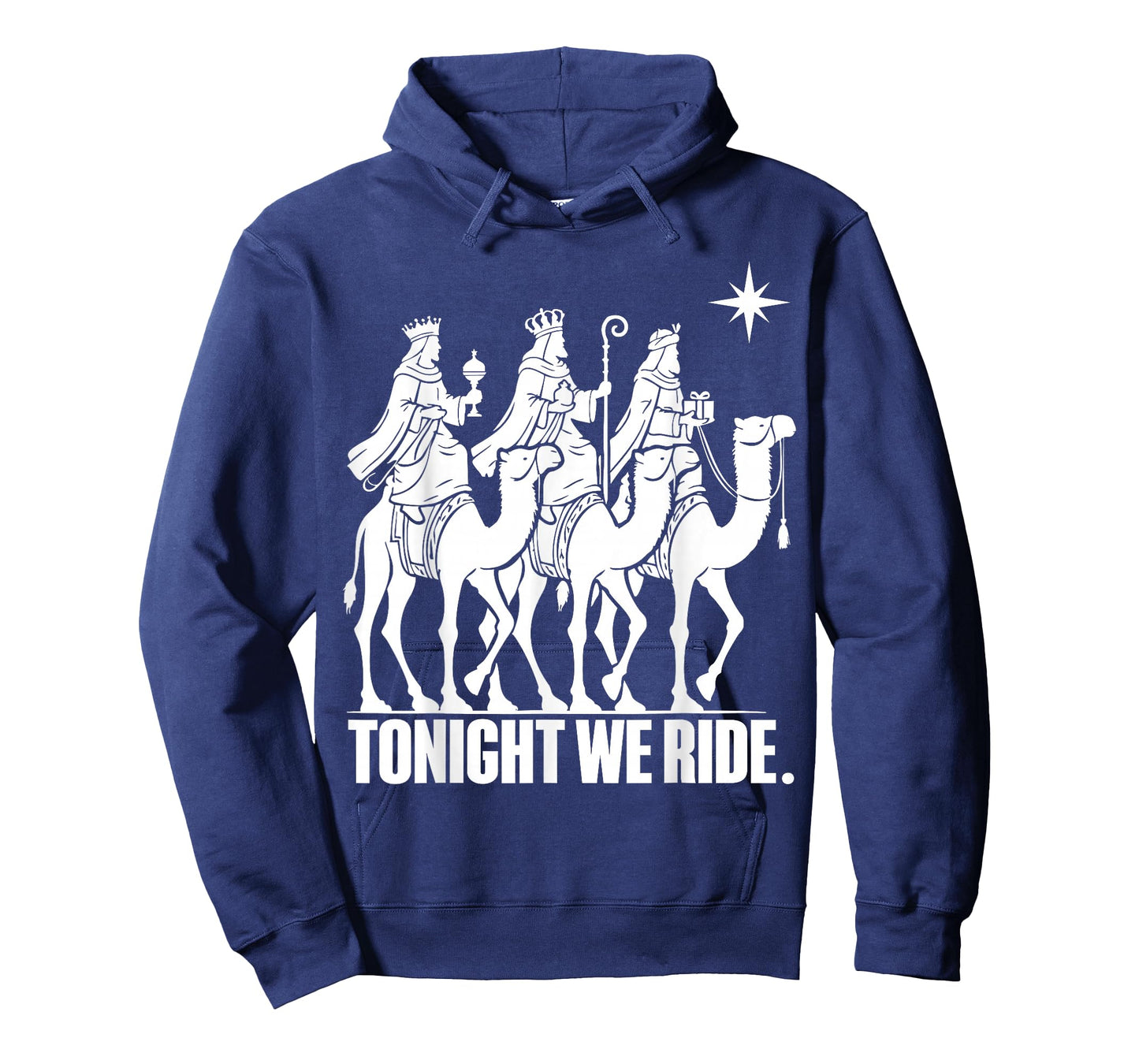 Three Wise Men Tonight We Ride Christmas Nativity T-Shirt