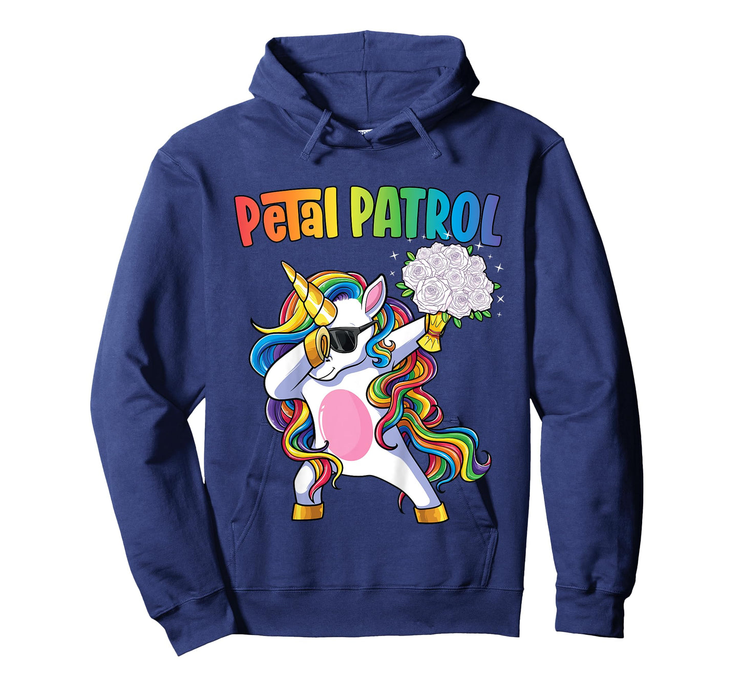 Petal Patrol Shirt Flower Girl Unicorn Girls Wedding T-Shirt