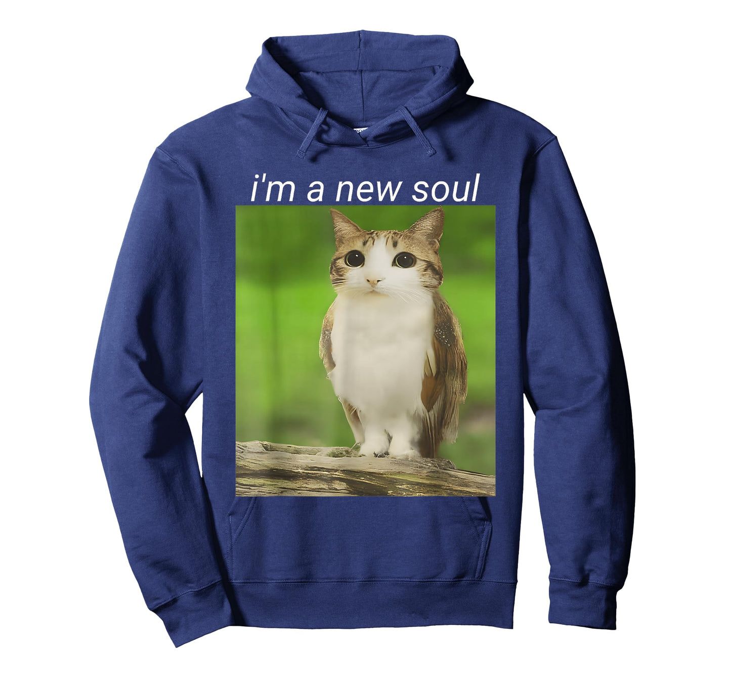 Funny Silly Cat Owl Viral Internet Trendy Meme T-Shirt