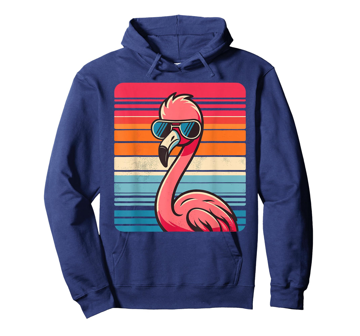Cool Retro Flamingo in Sunglasses 70s 80s 90s Funny Flamingo T-Shirt