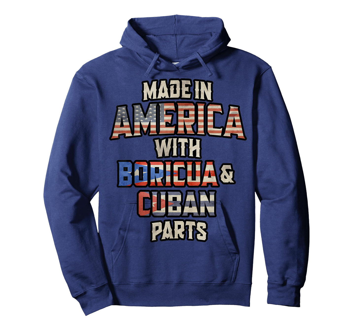 Puerto Rican And Cuban Made In America Mix Heritage Vintage T-Shirt