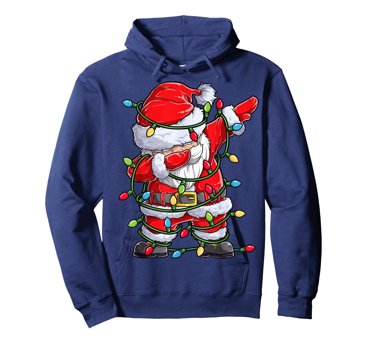 Dabbing Santa Christmas Tree Lights Xmas Gifts Boys Kids Dab T-Shirt