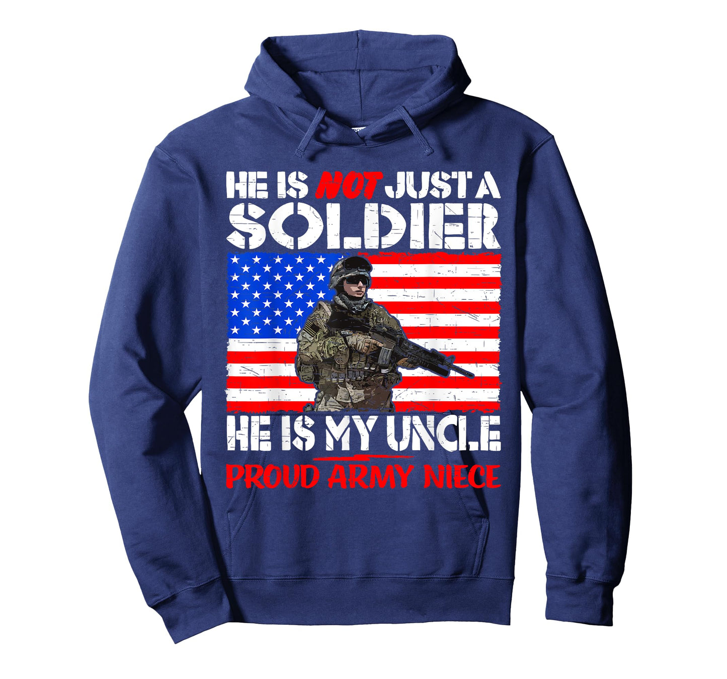My Uncle Is A Soldier Hero Proud Army Niece Military Family T-Shirt