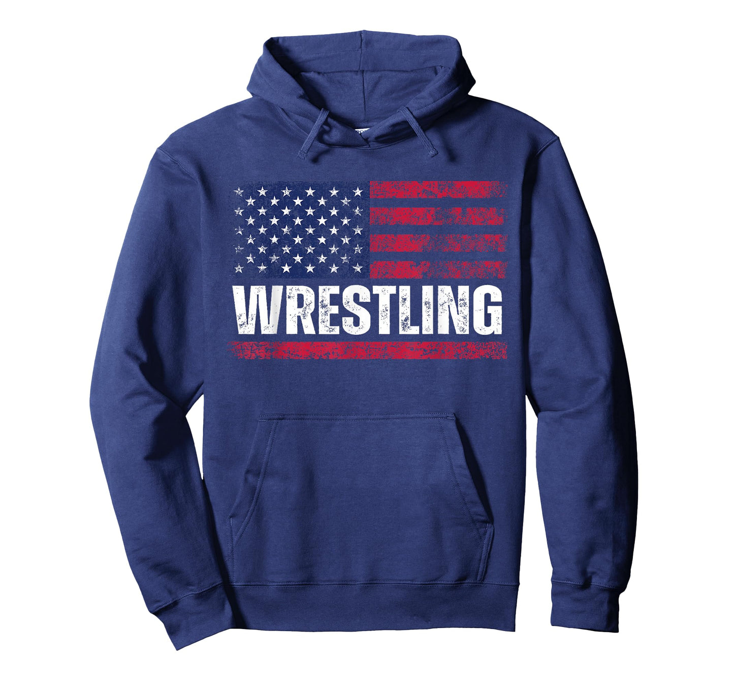 US Flag Wrestling American Flag Wrestling Wrestle Vintage T-Shirt