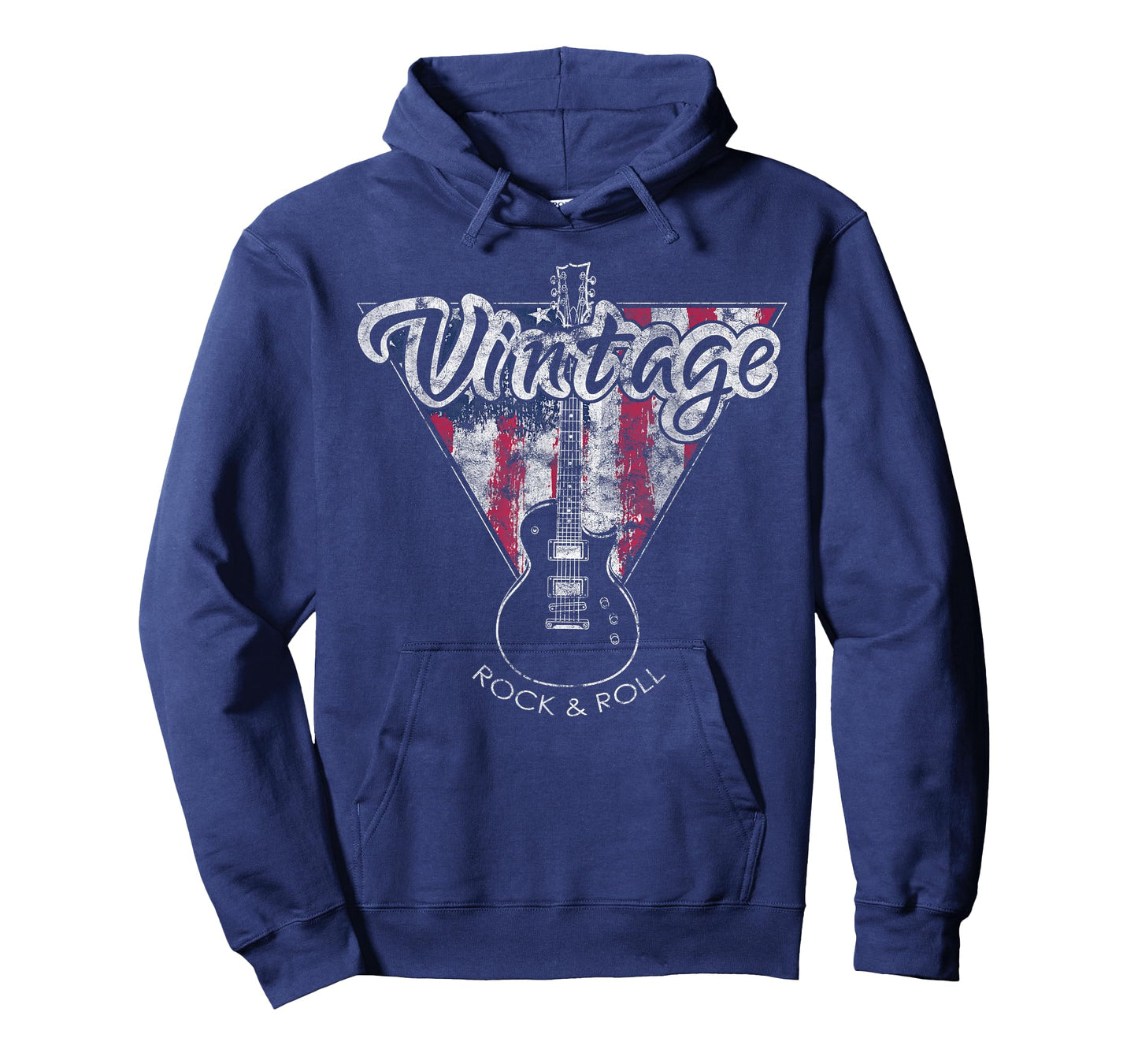 American Flag Guitar T-Shirt Vintage Guitar Player Gift T-Shirt