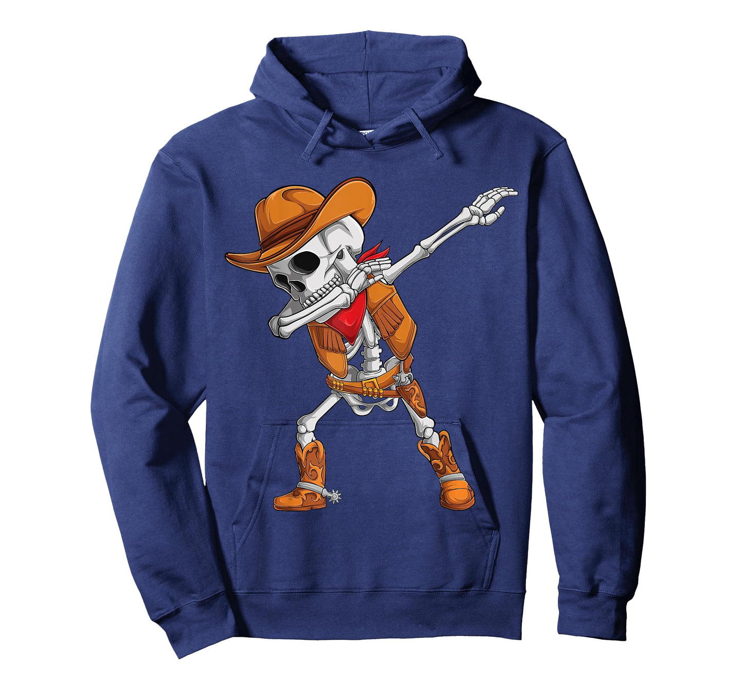 Dabbing Skeleton Cowboy Halloween Costume Kids Boys Men dab T-Shirt