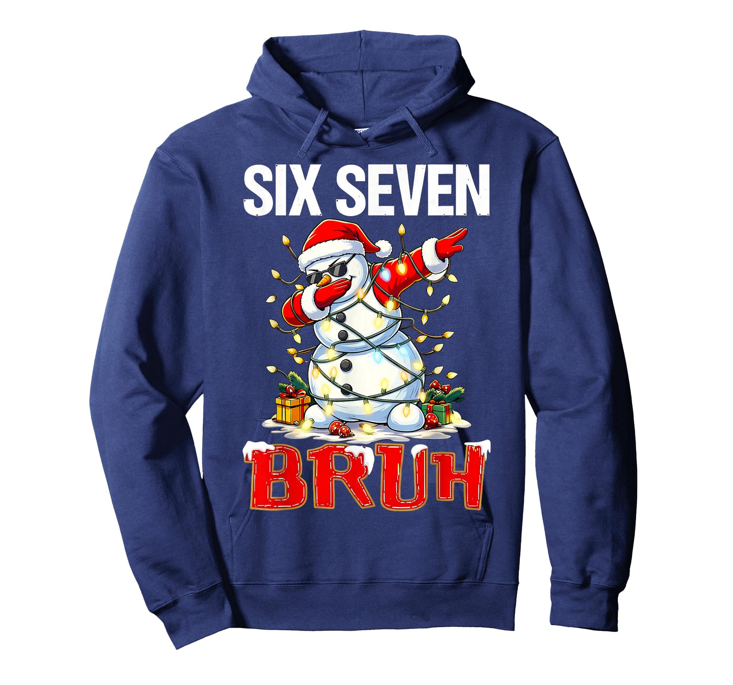 Funny Snowman Dab 67 Six Seven Bruh Meme Men Women T-Shirt
