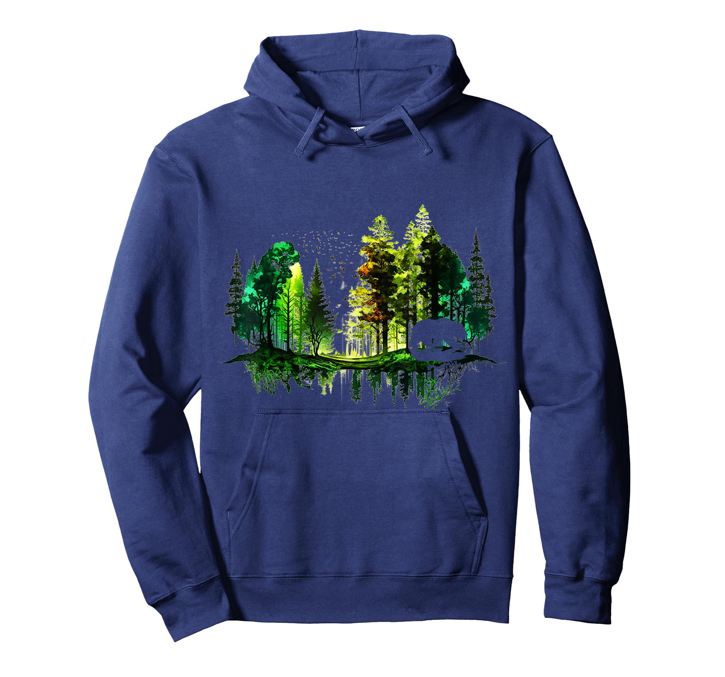 Trees Reflection Wildlife Nature Animal Bear Outdoor Forest T-Shirt