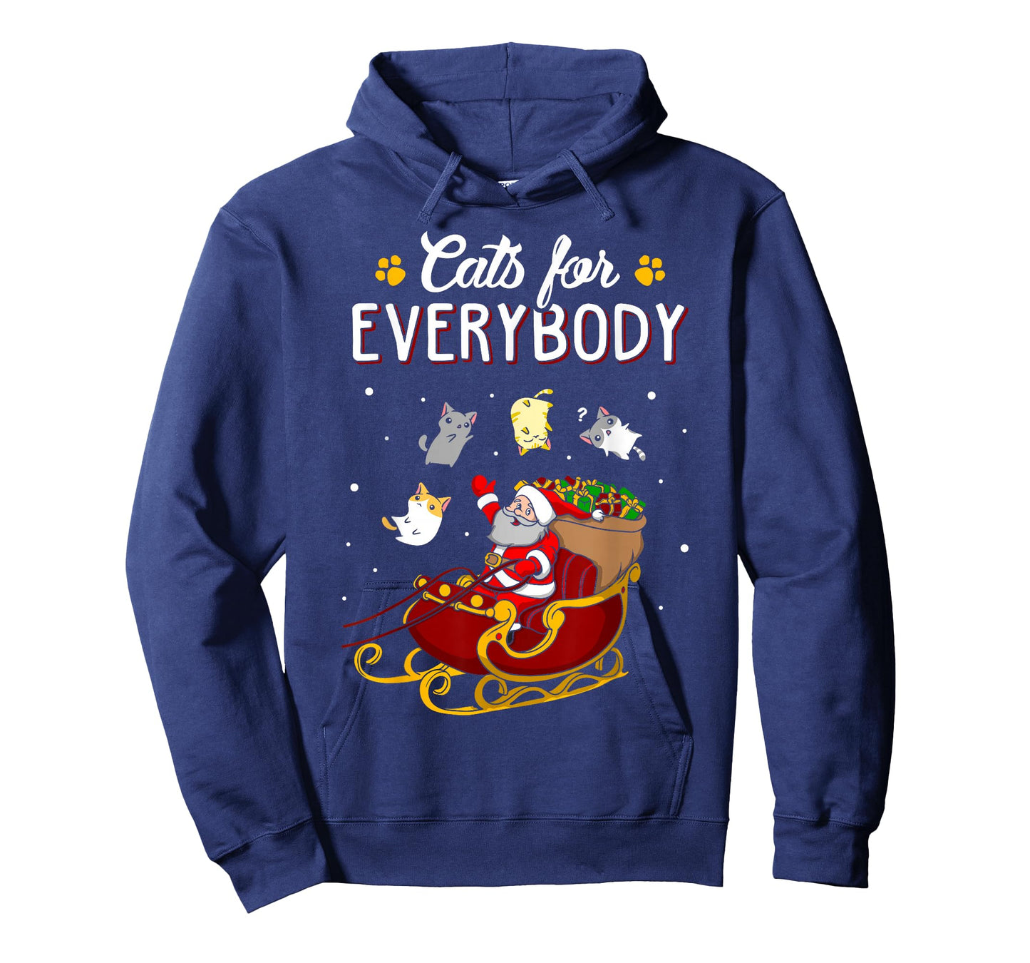 Cats for Everybody Men Kids Women Ugly Christmas Cat T-Shirt