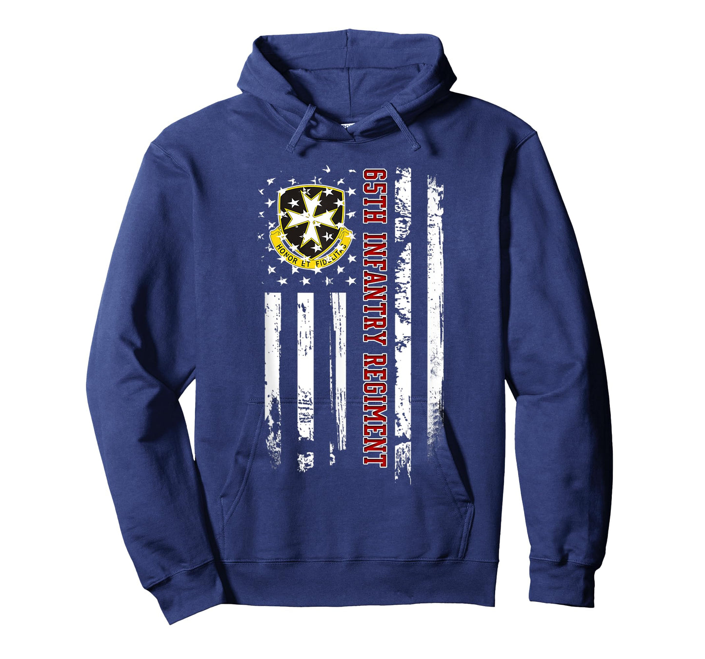 65th Infantry Regiment Veteran USA Flag Veterans Day Xmas T-Shirt