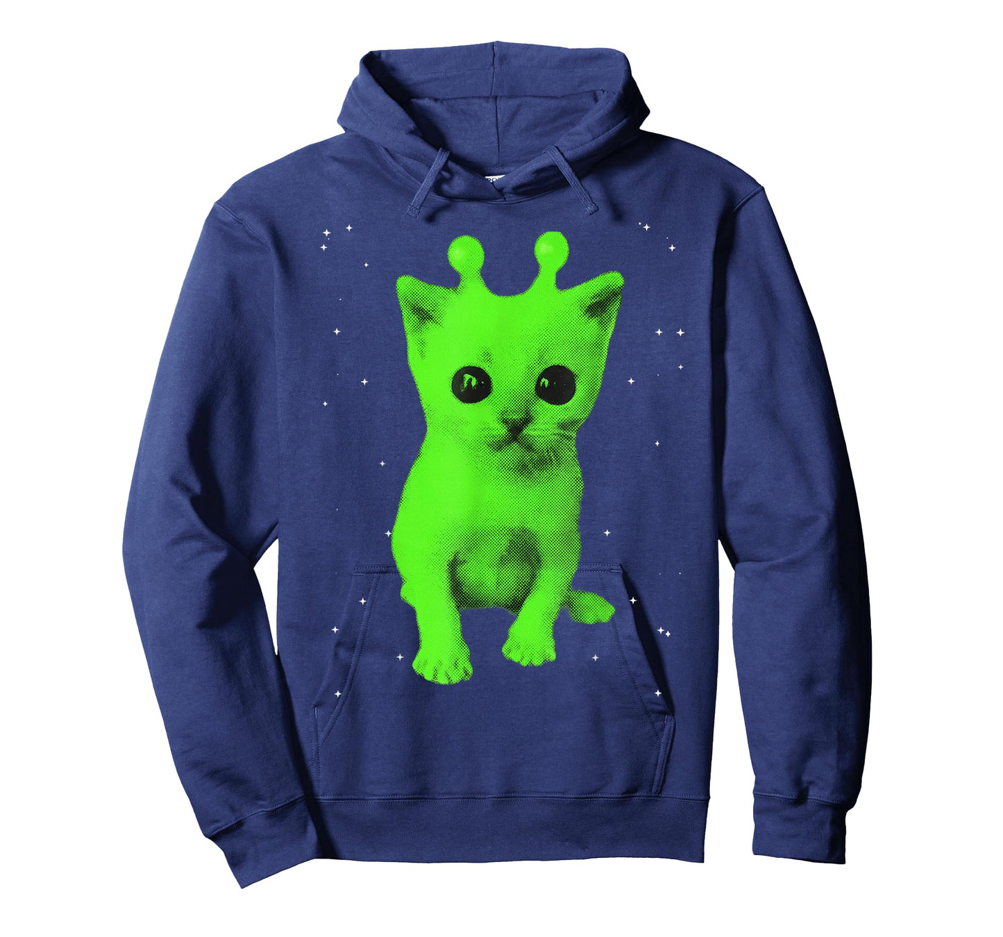 Y2k Alien UFO Cat Space Vintage 90s Retro Silly Cats Lover T-Shirt