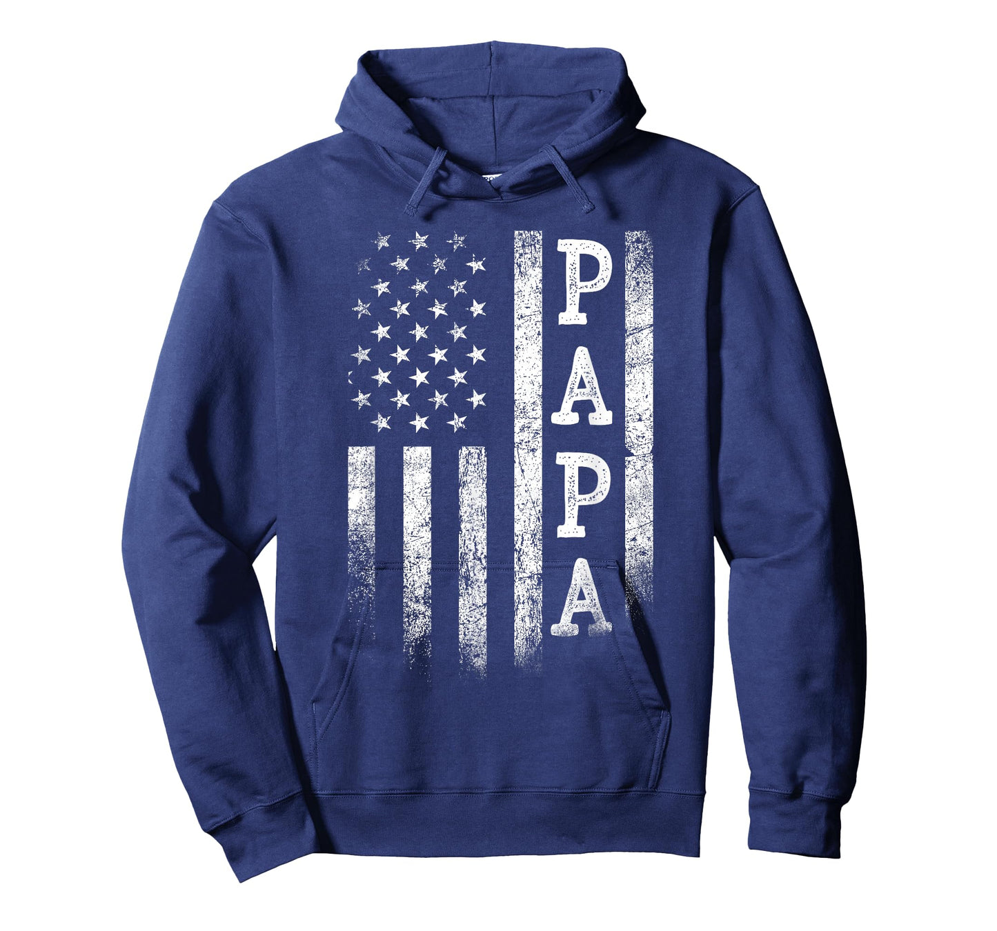 Papa American Flag Papa Gifts Patriotic Father's Day T-Shirt