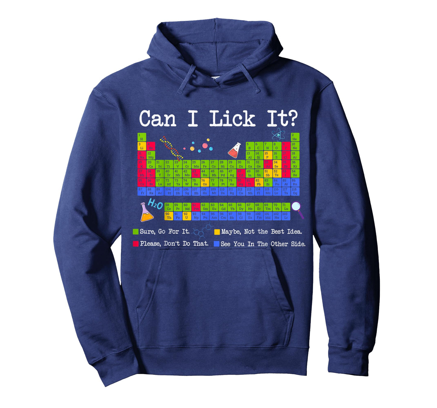 Can I Lick It Funny Periodic Table Science Boy Kids T-Shirt
