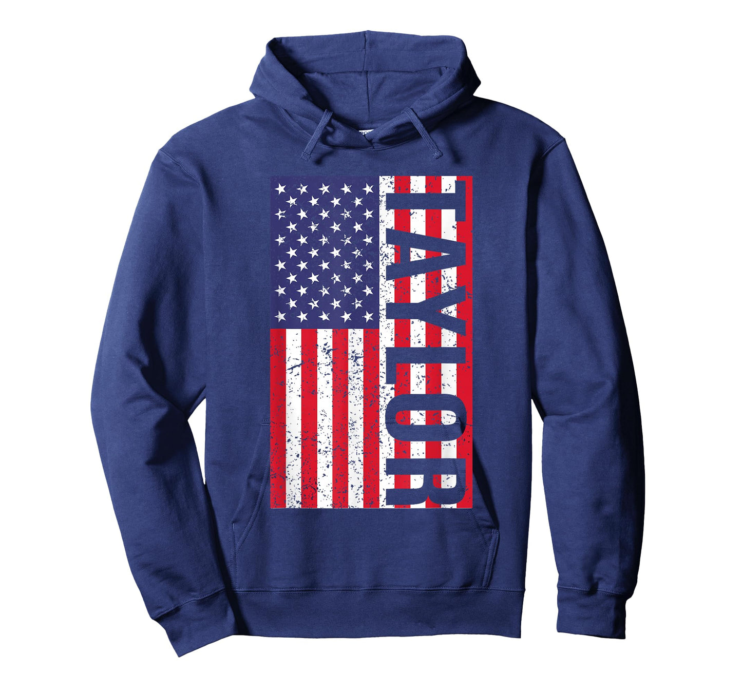 Taylor US Flag First Name Taylor American Flag Vintage T-Shirt